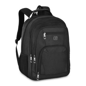 Mochila Escolar Sem Rodas Grande Preta Executiva Ref CR24684 Clio
