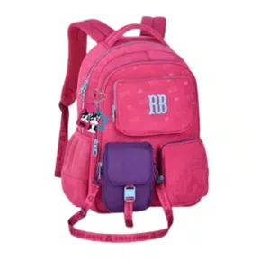 Mochila Escolar Sem Rodas Grande Rebecca Bonbon Pink – Ref. RB26223 – Clio