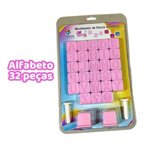 Modelador Doces Alfabeto Festplastik Cod 2064