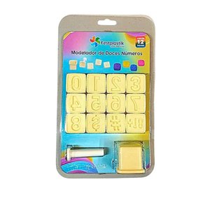 Modelador Doces Números Festplastik Cod 2065