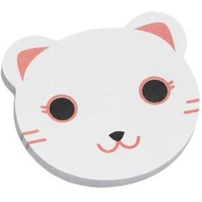 Notas Adesivas Animais/Bichinhos Gato Branco Zoo Smart Notes Brw