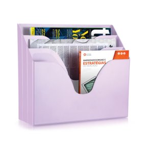 Organizador Triplo Office Lilás Maxcril