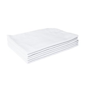 Pano Flanela Branca 28x48cm