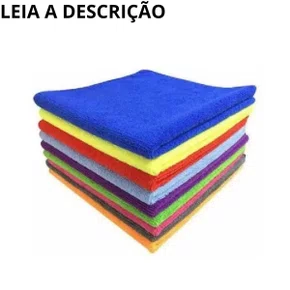 Pano Microfibras 33x53cm Cores