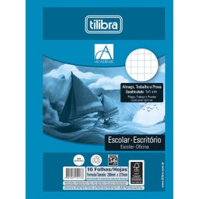 Papel Almaco Quadriculado 1x1cm Tilibra C/ 16 Fls