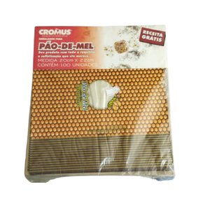 Papel Celofane Pão De Mel Colmeia com 100 Unidades Cromus