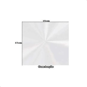 Papel Celofane para Balas 15x17cm com 100 Folhas