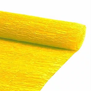 Papel Crepom Amarelo 48 cm x 2 m Ridet