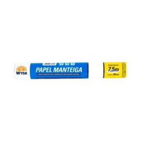 Papel Manteiga Rolo 29cmx7,5m Wyda