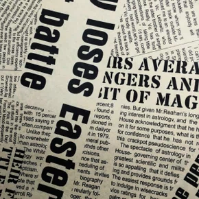 Papel Para Artesanato Jornal Dupla Face 70x50 Box House