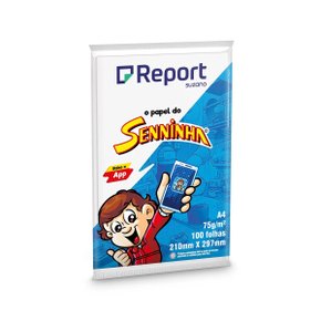Papel Sulfite A-4 Branco C/ 100fls Senninha Report