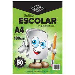 Papel Sulfite A4 Branco 180g 50 Folhas Best