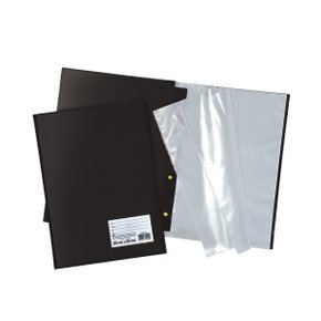 Pasta Catálogo C/100 Envelopes Finos Preta DAC