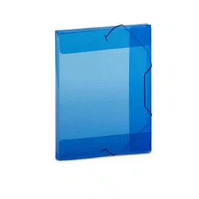 Pasta com Grampo Trilho Plástica Ofício Cristal - ACP