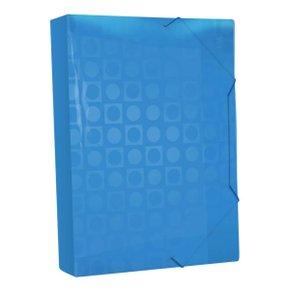 Pasta Plastica Decorada 55mm Azul Dac Ref 305 Unid