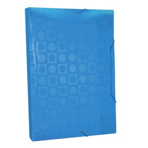 Pasta Plástica Decorada Azul 20mm DAC