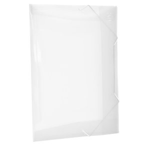 Pasta Plástica Elástica Ofício S/ Lombo Transparente 201 DAC