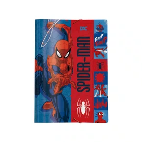 Pasta Plástica Elástico Homem-Aranha DAC