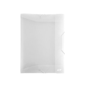 Pasta Plástica Elástico Unidade Cristal ACP