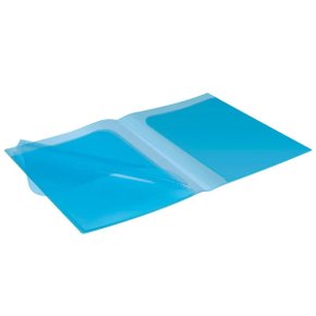 Pasta Plástica L A4 com 10 Divisões Azul Ref 681PP-AZ DAC