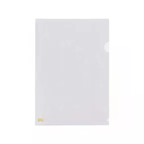 Pasta Plástica L Oficio Cristal Com 10 Unidades DAC