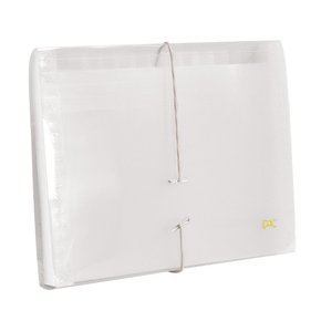 Pasta Sanfonada Duplicata Plástica com 12 Transparente Line DAC