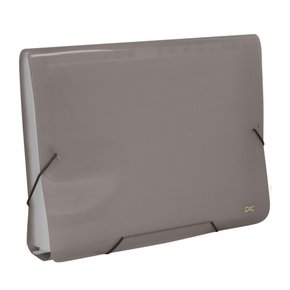 Pasta Sanfonada Plástica Ofício c/ 31 Divisórias Fumê Line DAC