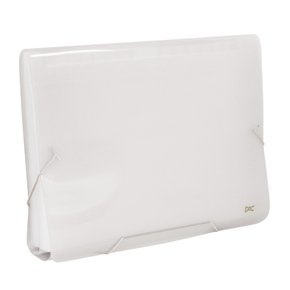 Pasta Sanfonada Plástica Ofício c/ 31 Divisórias Transparente Line DAC