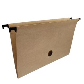 Pasta Suspensa Kraft Comum Completa 5 unidades