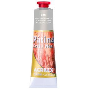 Pátina Cera Prata Iridescente 37ml Acrilex