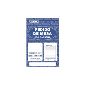 Pedido De Mesa C/ Carbono 50fls Sao Domingos