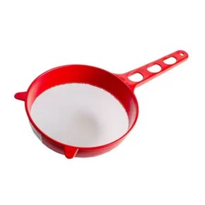 Peneira Plástica Sortida Cabo 15 Cm Ref 1002 Km Plásticos