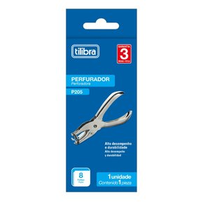 Perfurador 1 Furo 8fls P205 Tilibra