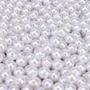 Pérola Inteira 6mm Branca 500g