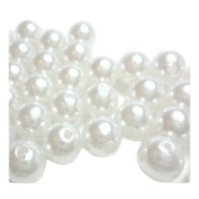 Pérola Inteira 6mm Branca 500g