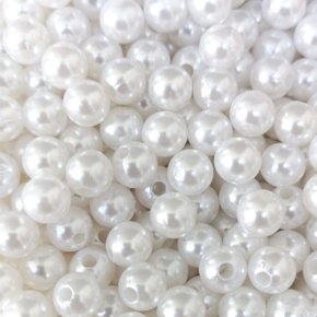 Pérola Inteira 8mm Branca 100g (400un)