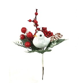 Pick Cerejinha com Pássaro 19cm Galhos Matsumoto