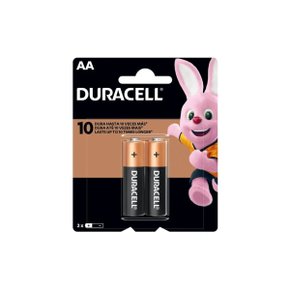 Pilha Pequena AA Alcalina C/ 02un Duracell