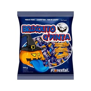 Pirulito Pinta a Língua 50 unidades 500g Bruxolito Florestal