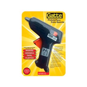 Pistola Para Cola Quente Pequena Preto Gatte