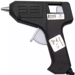 Pistola Para Cola Quente Pequena Preto Gatte