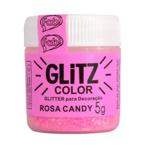 Po Decoracao Gliter Rosa Candy  Glitz 5g