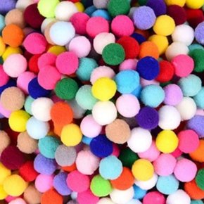 Pompom Bolinha 2cm Cores C/ 10un