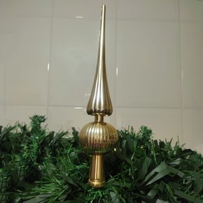 Ponteira de Árvore Dourado 28cm Neotrentina