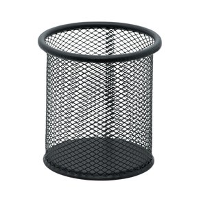 Porta Canetas Aramado Redondo Preto Brw