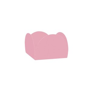 Porta Forminha Doces Pequena Rosa Claro com 50 unidades Regina