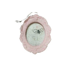 Porta-Retrato Rosa 12cm Pingente HTD001315