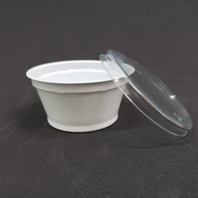 Pote 30ml Branco com Tampa G 695 com 20 Unidades Galvanotek