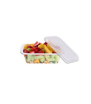 Pote Microondas 250ml Retangular Prafesta 24jgpr