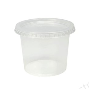 Pote Redondo Com Tampa 350ml Com 25 Unidades G310/350 Galvanotek